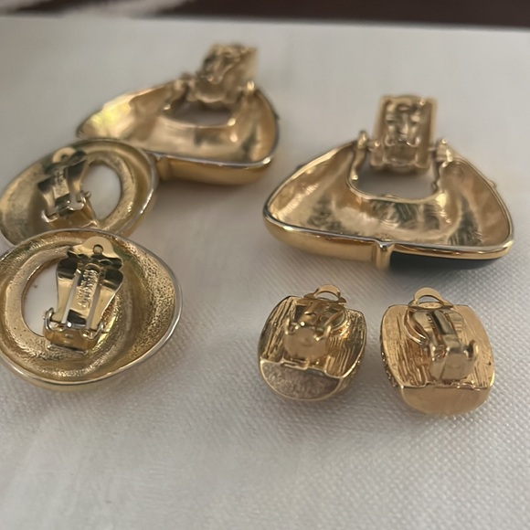 •VINTAGE GIVENCHY EARRING ESTATE SALE CLIP TRUNK SHOW MAXIMALIST• - Picture 8 of 8